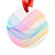 Fluid Wave Symphony - Acrylic Ornament with Ribbon