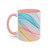 Fluid Wave Symphony - Accent Coffee Mug (11, 15oz)