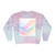 Fluid Wave Symphony - Unisex Tie-Dye Sweatshirt