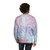 Fluid Wave Symphony - Unisex Tie-Dye Sweatshirt