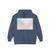 Fluid Wave Symphony - Unisex Garment-Dyed Hoodie