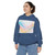 Fluid Wave Symphony - Unisex Garment-Dyed Hoodie