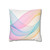 Fluid Wave Symphony - Square Poly Canvas Pillowcase