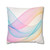 Fluid Wave Symphony - Square Poly Canvas Pillowcase