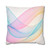 Fluid Wave Symphony - Square Poly Canvas Pillowcase