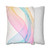 Fluid Wave Symphony - Square Poly Canvas Pillowcase