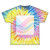 Fluid Wave Symphony - Unisex Tie Dye Cotton Tee
