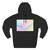 Fluid Wave Symphony - Three-Panel Fleece Hoodie