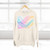 Fluid Wave Symphony - Three-Panel Fleece Hoodie