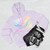 Fluid Wave Symphony - Three-Panel Fleece Hoodie