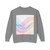 Fluid Wave Symphony - Unisex Lightweight Crewneck Sweatshirt