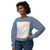 Fluid Wave Symphony - Unisex Lightweight Crewneck Sweatshirt