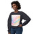 Fluid Wave Symphony - Unisex Lightweight Crewneck Sweatshirt