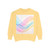 Fluid Wave Symphony - Unisex Garment-Dyed Sweatshirt