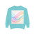 Fluid Wave Symphony - Unisex Garment-Dyed Sweatshirt