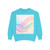 Fluid Wave Symphony - Unisex Garment-Dyed Sweatshirt