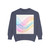 Fluid Wave Symphony - Unisex Garment-Dyed Sweatshirt