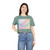 Fluid Wave Symphony - Women's Crop Tee