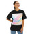 Fluid Wave Symphony - Unisex Oversized Boxy Tee