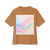 Fluid Wave Symphony - Unisex Oversized Boxy Tee