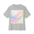 Fluid Wave Symphony - Unisex Oversized Boxy Tee