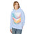 Fluid Wave Symphony - Unisex Lightweight Hooded Sweatshirt