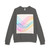 Fluid Wave Symphony - Unisex French Terry Raglan Crewneck