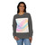 Fluid Wave Symphony - Unisex French Terry Raglan Crewneck