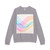 Fluid Wave Symphony - Unisex French Terry Raglan Crewneck