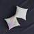 Fluid Wave Symphony - Square Pillow