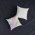 Fluid Wave Symphony - Square Pillow