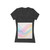 Fluid Wave Symphony - Women's Jersey Short Sleeve Deep V-Neck Tee