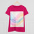 Fluid Wave Symphony - Women's Midweight Cotton Tee