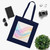 Fluid Wave Symphony - Cotton Tote