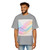 Fluid Wave Symphony - Men's Heavy Oversized Tee