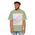 Fluid Wave Symphony - Men's Heavy Oversized Tee