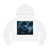 Azure Storm Serpent - Women’s Cropped Hooded Sweatshirt