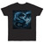Azure Storm Serpent - Single Jersey T-shirt