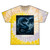 Azure Storm Serpent - Unisex Tie Dye Cotton Tee
