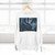 Azure Storm Serpent - Three-Panel Fleece Hoodie