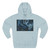 Azure Storm Serpent - Three-Panel Fleece Hoodie