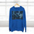 Azure Storm Serpent - Three-Panel Fleece Hoodie