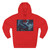 Azure Storm Serpent - Three-Panel Fleece Hoodie