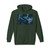 Azure Storm Serpent - Unisex Hooded Sweatshirt, Made in US