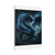 Azure Storm Serpent - Matte Canvas, Stretched, 1.25"