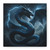 Azure Storm Serpent - Matte Canvas, Stretched, 1.25"