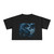 Azure Storm Serpent - Women's Crop Tee