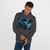 Azure Storm Serpent - King Hooded Sweatshirt