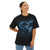 Azure Storm Serpent - Unisex Oversized Boxy Tee