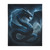 Azure Storm Serpent - Velveteen Microfiber Blanket (Two-sided print)